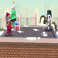 Xmas Rooftop Battles - Gitlab Games